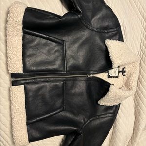 Abercrombie & Fitch Vegan Faux Leather Jacket